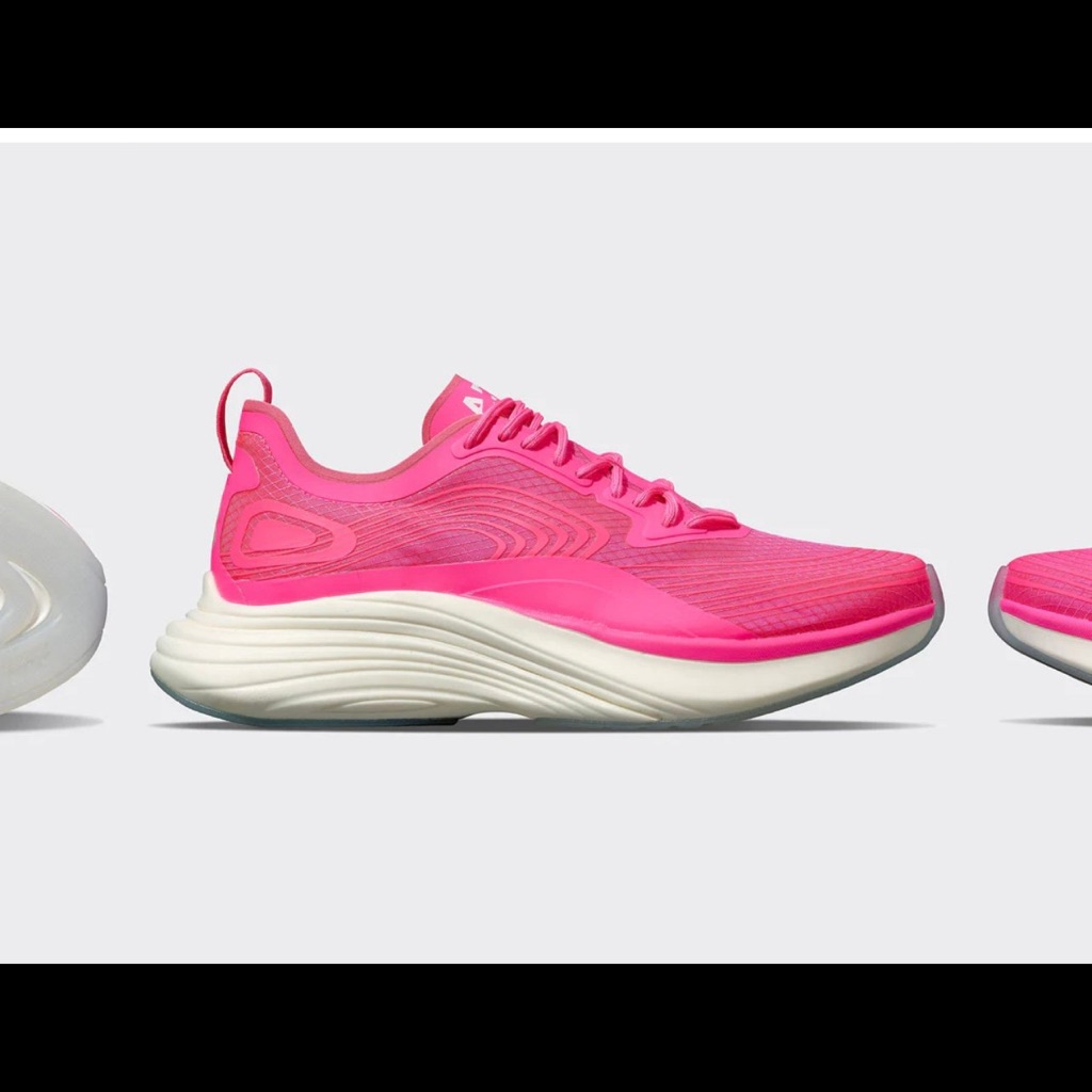 Nib Apl Women's Streamline Fusion Pink / White (Bca) Women Size 6.5
